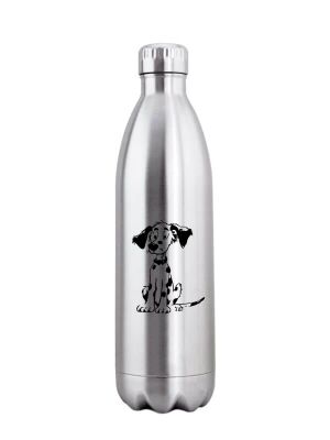 Kivanta 1000 ml isolierte Edelstahlflasche - Hund (Dalmatiner)
