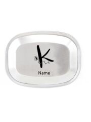 Edelstahl Deckel für Kivanta Lunchbox XL - Monogramm "Biene"
