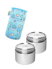 Kivanta Behälter - M / 2er Set mit Isolierhülle (Reduce)