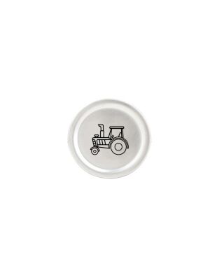Kivanta Edelstahl Deckel ohne Bügel - Traktor