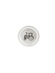 Kivanta Edelstahl Deckel ohne Bügel - Traktor