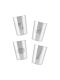 LunchBuddy Edelstahl Becher 300 ml 4er Set - Garten II