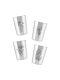 LunchBuddy Edelstahl Becher 300 ml 4er Set - Blumen