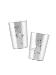 LunchBuddy Edelstahl Trinkbecher-Set / Otter