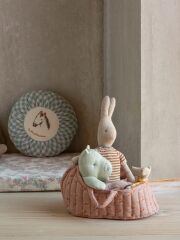 Maileg "Carrycot" Puppentrage-Körbchen mit Decke (rosa)