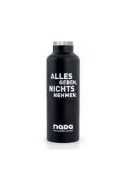 Kivanta 700 ml isolierte Edelstahl Trinkflasche "NADA" Sonderedition - ohne Deckel