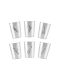 LunchBuddy Edelstahl Becher 300 ml 6er Set - Instrumente I