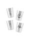 LunchBuddy Edelstahl Becher 300 ml 4er Set - Moin