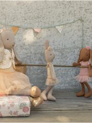 Maileg Hase (Größe 1 / 27 cm) - Rabbit mit Ballettkleid (rosa)