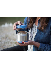 LunchBuddy Edelstahl Isolierbeh&auml;lter 400 ml - Gr&uuml;n / Dackel