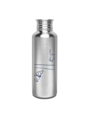 Kivanta 750 ml Edelstahl Trinkflasche (ohne Deckel) | Hund / Dackel
