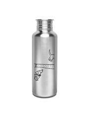 Kivanta 750 ml Edelstahlflasche "Hund / Dackel" (ohne Deckel)