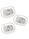 Edelstahl Deckel für Kivanta Lunchbox XL - Wellensittich / 3er Set
