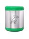LunchBuddy Edelstahl Isolierbehälter 700 ml - Grün / Wellensittich 