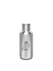 Kivanta 500 ml Edelstahlflasche "Wellensittich" (ohne Deckel)