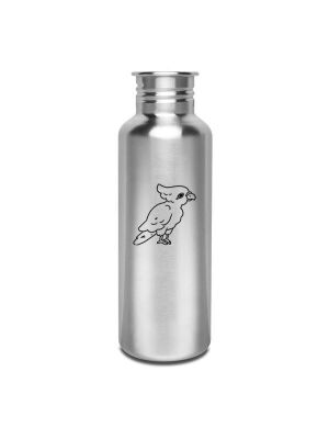 Kivanta 750 ml Edelstahl Trinkflasche (ohne Deckel) | Wellensittich