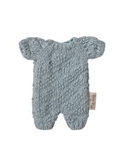Maileg Strickanzug für Kaninchen (Größe Micro / 14 cm) - blau