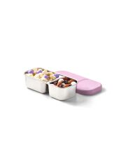 PlanetBox Edelstahl-Snackdose Day Tripper | Pansy