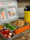 LunchBuddy Lunchbox "Bento Five" - "Kirsche" (mit Personalisierung)