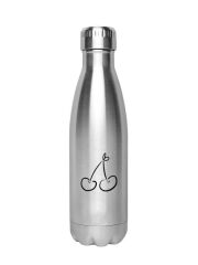 Kivanta 500 ml isolierte Edelstahlflasche - Kirsche / mit od. ohne Personalisierung (2 Variationen)