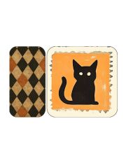 LunchBuddy Magnete für Brotdose Duo - grimmige Katze