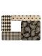 LunchBuddy Magnete-Set für Brotdose "5 Stars" - Paisley (schwarz-beige)