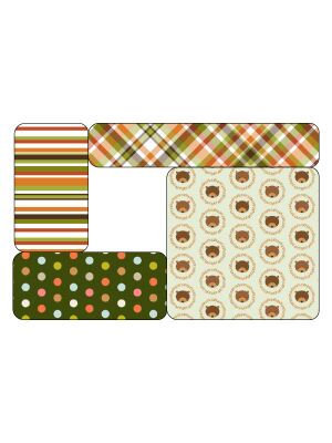 LunchBuddy Magnete-Set für Brotdose "5 Stars" - Rund ums Jahr
