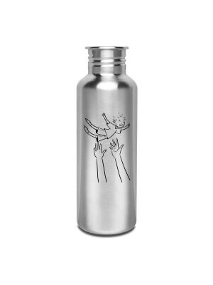 Kivanta 750 ml Edelstahlflasche (ohne Deckel) - Familie