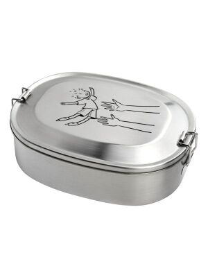 Kivanta Brotdose XL aus Edelstahl | Familie + extra neutraler Deckel (personalisierbar)