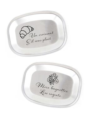 Edelstahl Deckel für Kivanta Lunchbox XL - Set "Baguettes & Croissants"