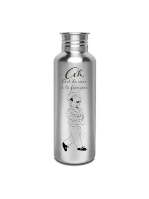 Kivanta 750 ml Edelstahl Trinkflasche (ohne Deckel) | lart de vivre a la française