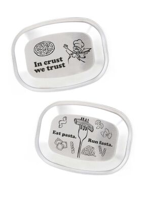 Edelstahl Deckel für Kivanta Lunchbox XL - Set "Pizza & Pasta"