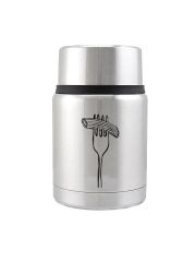 Kivanta Edelstahl Isolierbehälter 450 ml mit Becher | Pasta (Penne)