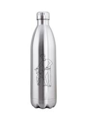 Kivanta 1000 ml isolierte Edelstahlflasche - Familie