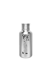 Kivanta 500 ml Edelstahl Trinkflasche "Oh là là" (ohne Deckel) / mit o. ohne Personalisierung