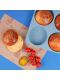 LURCH FlexiStarter "BurgerBun" Backform für Burgers, kleines Brot und Kuchen