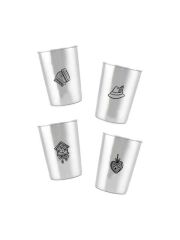 LunchBuddy Edelstahl Becher 300 ml 4er Set - Oktoberfest