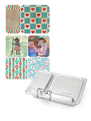 LunchBuddy Lunchbox Duo, Basic-Magnete & Add-Ons