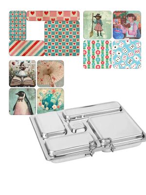 LunchBuddy Lunchbox “5 Stars”, Basic-Magnete & Add-Ons