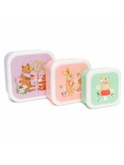 Petit Monkey Dosen-Set / Waldtiere beim Picknick