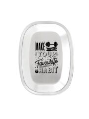 Edelstahl Deckel für Kivanta Lunchbox XL - Fitness (mit o. ohne Personalisierung)