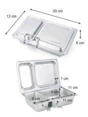 LunchBuddy Lunchbox Duo mit zwei F&auml;chern / B-Ware