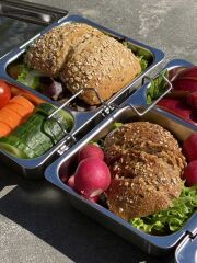 LunchBuddy Lunchbox Duo mit zwei F&auml;chern / B-Ware