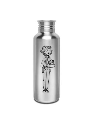 Kivanta 750 ml Edelstahl Trinkflasche (ohne Deckel) | Leseabenteuer
