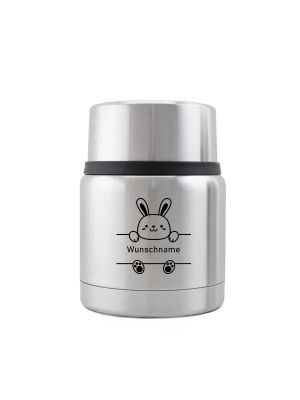 Kivanta Edelstahl Isolierbehälter 350 ml | Tiere inkl. Personalisierung (13 Variationen)