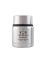 Kivanta Edelstahl Isolierbehälter 350 ml | Tiere inkl. Personalisierung (13 Variationen)