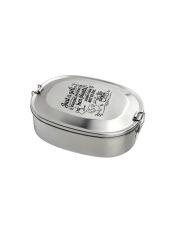 Kivanta Brotdose XL aus Edelstahl | Garten I + extra neutraler Deckel (personalisierbar)