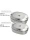 Kivanta Brotdose XL aus Edelstahl | Garten I + extra neutraler Deckel (personalisierbar)