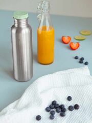 Blafre Edelstahlflasche mit Verschluss - 750 ml / hellgelb