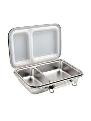Einschulungsgeschenk mit Namensgravur &ndash; LunchBuddy Bento Twin Dose &amp; Maileg Maus